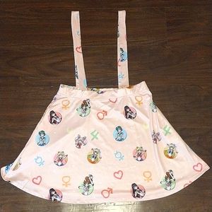 L Hot Topic Sailor Moon Suspended Skirt